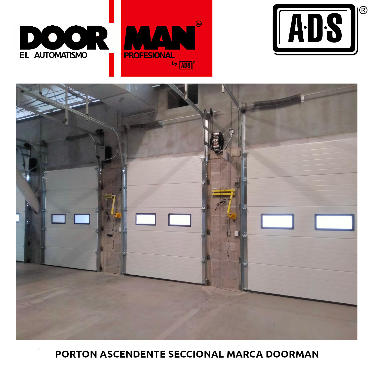 PORTON ASCENDENTE SECCIONAL MARCA DOORMAN